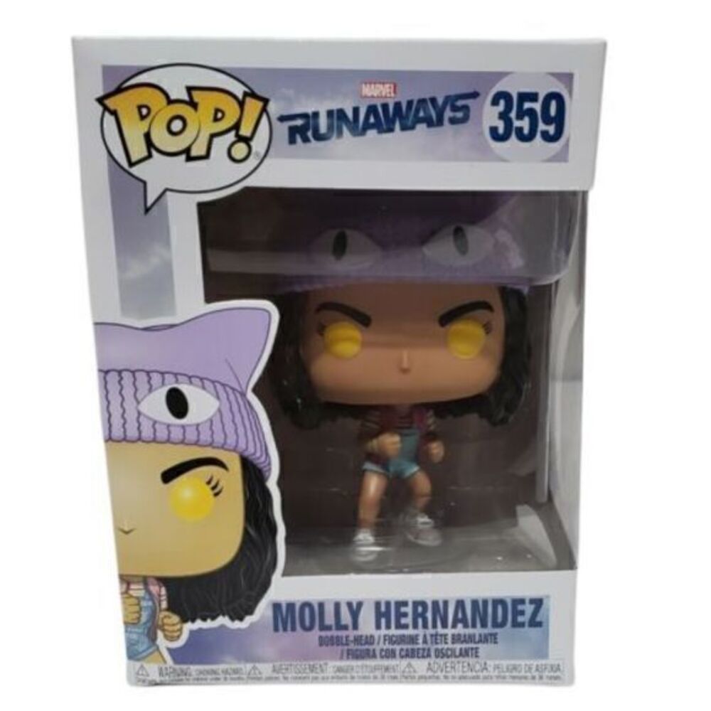 Funko Pop! Marvel Runaways Molly Hernandez Vinyl Figure #359 *Damaged Box*